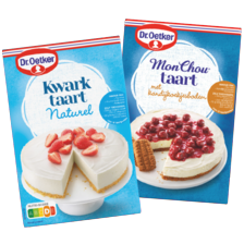 Dr. Oetker kwark- of monchoutaart